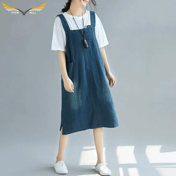 Cotton Skirt Overalls