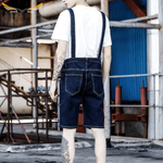 Dark Bluejeans Short Overalls