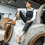 Dark Overall Jeans