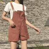 Gardening Bib Overall Shorts