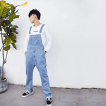 Light Blue Denim Dungarees