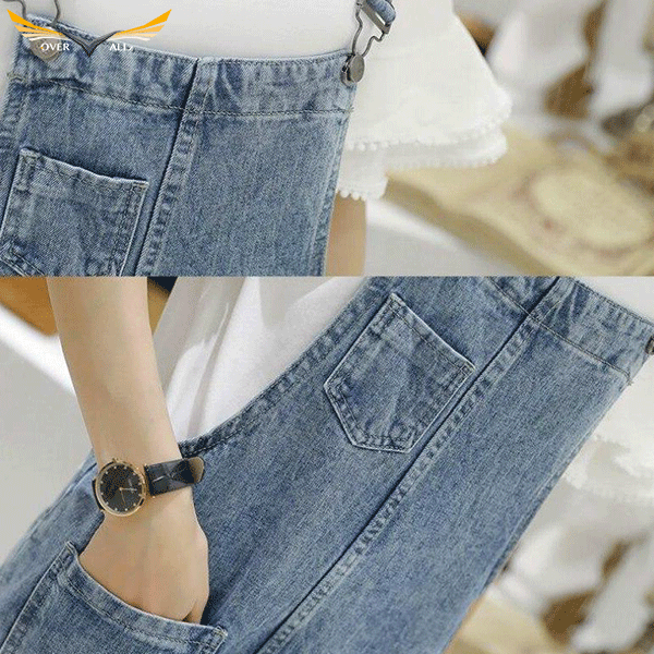 Light Denim Overalls