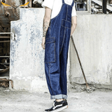 Loose Fit Jeans Overalls