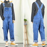 Men's Blue Jeans Overalls