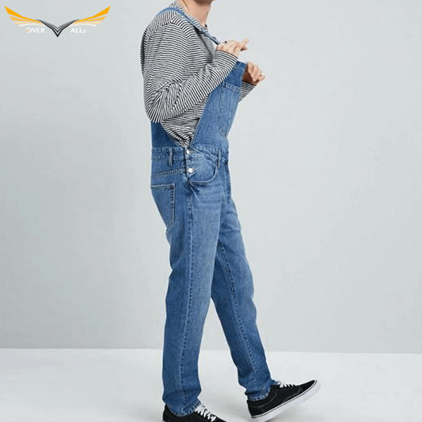 jsaierl Men's Denim Bib Overalls Causal Jeans Pants Work Slim Fit Jumpsuit  2022 Mens Classic Adjustable Straps Coverall with Pockets Jeans -  Walmart.com