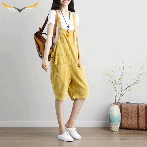 Mustard Bib Overalls