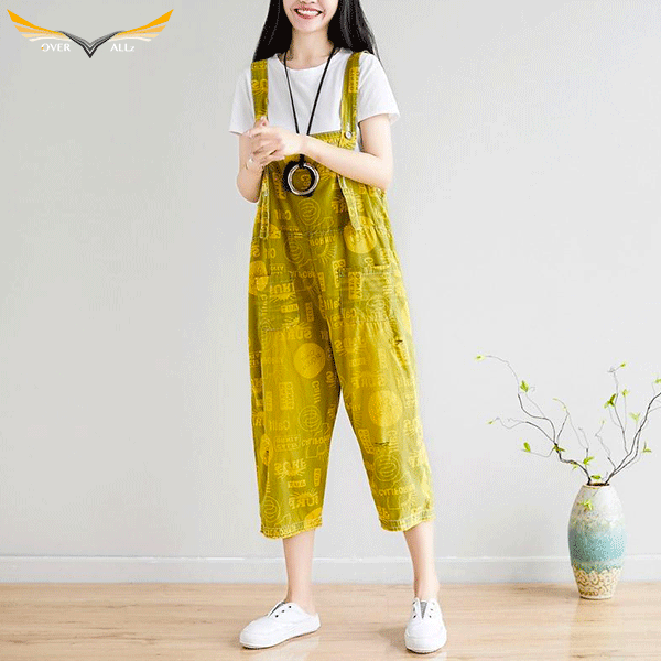 Mustard Yellow Bib Overalls