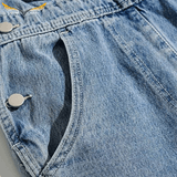 Overall Women's Jeans with Pockets