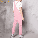 Pink Denim Dungarees