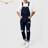 Ripped Jean Dungarees
