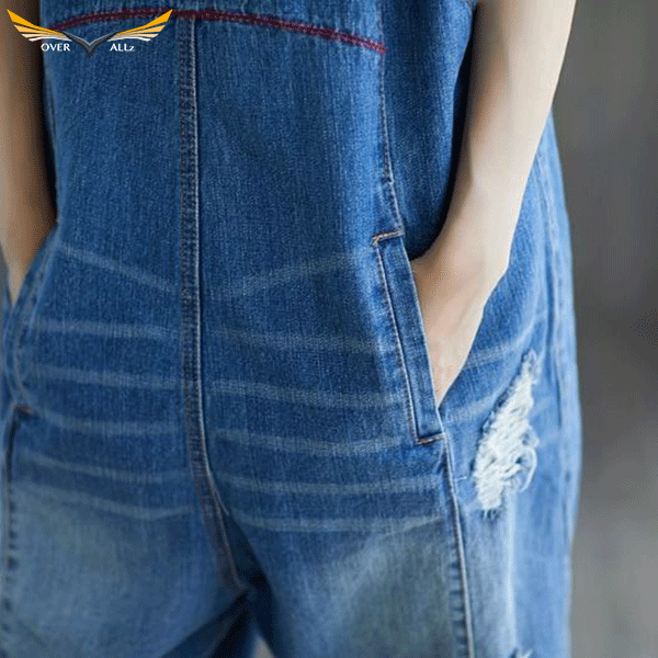 Short Pants Overalls with Pockets