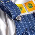 Striped Overalls