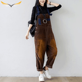 Wide Leg Bib Overalls
