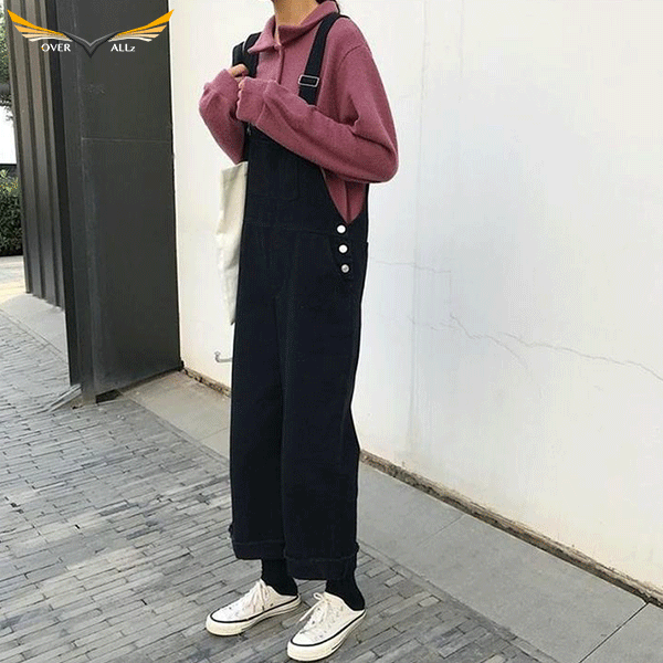 Women's Dark Bib Overalls