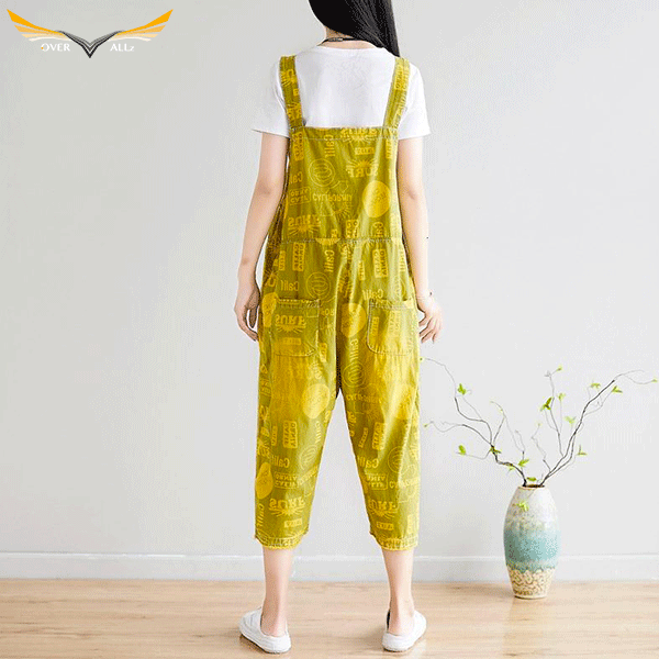 Women's Mustard Yellow Overalls