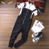 Zipper Front Bib Overalls